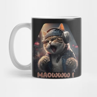 MAOWWW Clubber Cat Mug